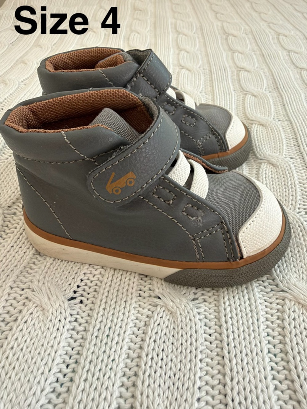 See Kai Run Belmont II Size 4 Toddler Baby Sneakers Shoes First Walker Shoe